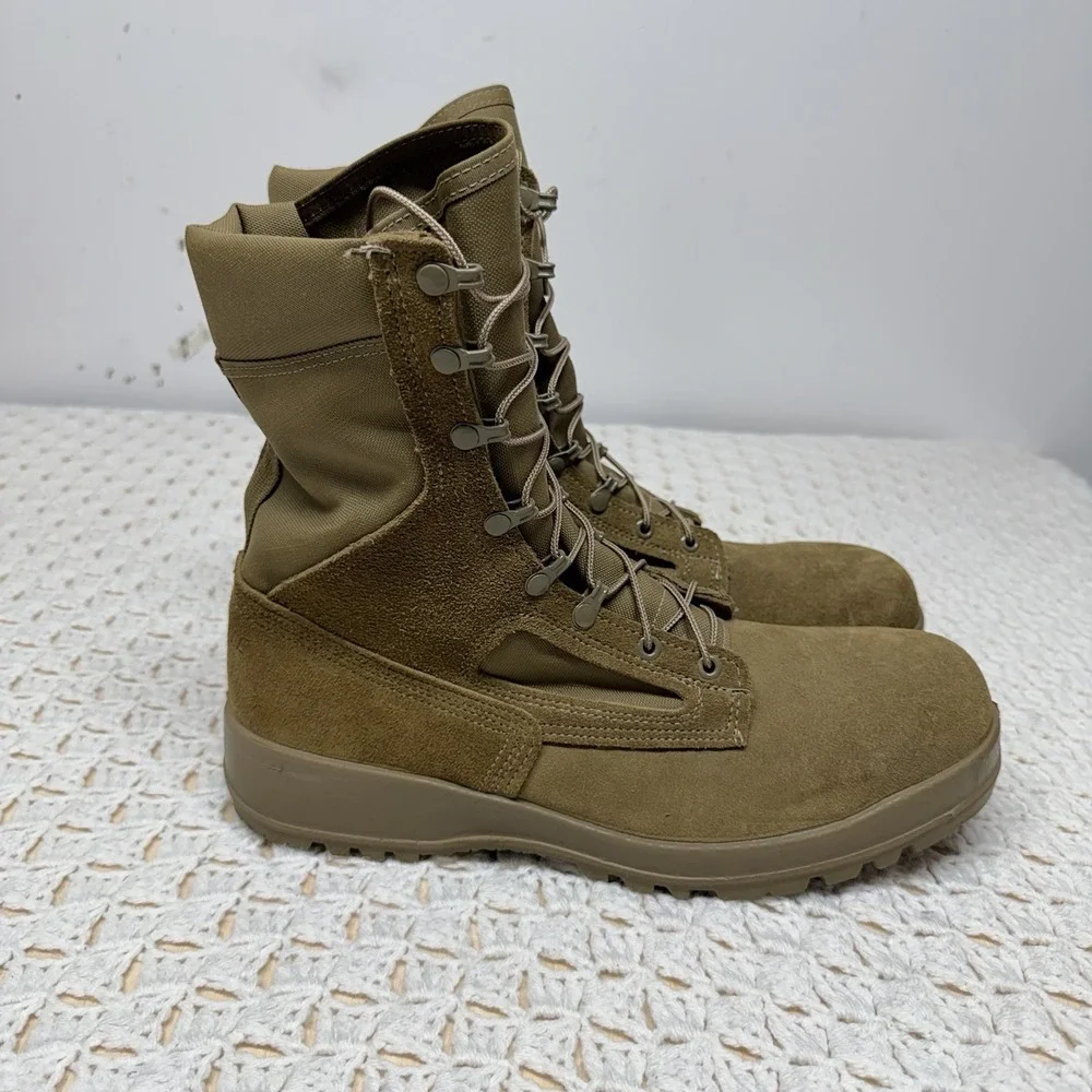 Belleville AFTW Boots Sage Mens Size 13 R Core Tex Military Flight  USA Made